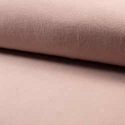 Tissu Polaire doux uni Rose poudré