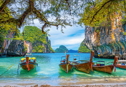 Puzzle 1500 pièces - Magnifique Baie en Thaïlande - Castorland