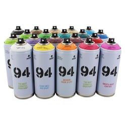 Lot de 20 sprays de peinture MTN 94 - couleurs assorties - 400ml