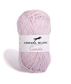 Pelote de coton Comète - Cheval Blanc 070 Rose