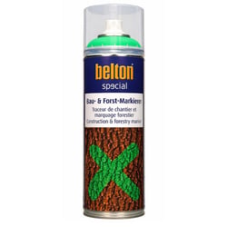 Spray de peinture - Marquage - Vert néon - Chantiers, forêts, sols - Belton Special - 500ml