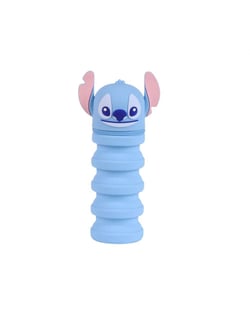 mybagstory -Trousse Scolaire Stitch et Angel en Silicone - Bleu - 21 cm