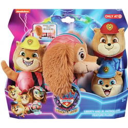La super pat patrouille le film : chienne liberty qui s'étire et la pat patrouille junior - peluche licence paw patrol - spin master - 20143564