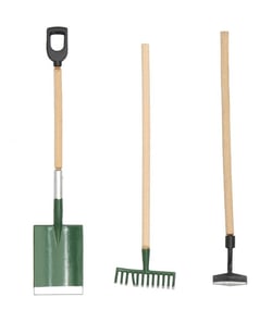 Ensemble de jardinage miniature - 3 pcs - Rico Design Bois