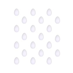 Le Polystyrène - Oeuf en polystyrène ignifugé 6 cm (x25)
