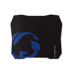 Nedis Tapis de Souris de Jeu Carré en Microfibres avec Base Caoutchoutée Antidérapante Noir
