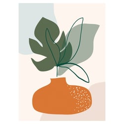 MégaCréa DIY - Peinture au numéro Vase 30 x 40 cm