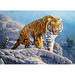 Puzzle tigre du bengale 180 pieces - collection animaux sauvages - castorland