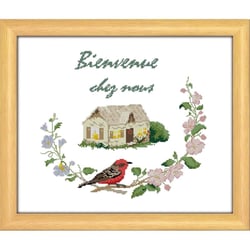 LUC - Kit Tableau Point Compté Bienvenue chez nous à l'oiseau