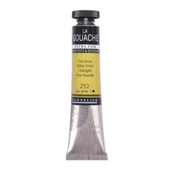 Gouache - Extra-fine - Ocre jaune - 252 - Tube de 21ml - Sennelier