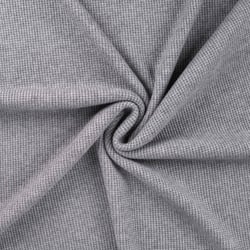 Tissu Maille Jersey Tricot uni Gris