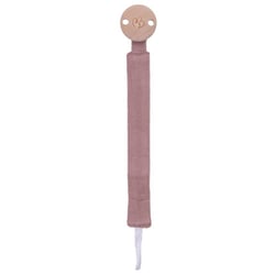 Attache-sucette en gaze de coton Mocha - BB&co