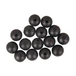 Boules bois percées mat ø15mm