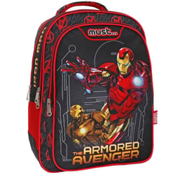 Sac à dos Iron Man Armored Avengers 43 CM 2 compartiments - Cartable