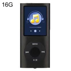 Lecteur MP4 Écran 1.8 Pouces 16GB Avec Écouteurs Et Câble Noir Noir YONIS