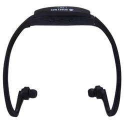 Casque MP3 Sport Sans Fil Lecteur Musique Micro SD Running Vélo Vtt Wma Wav Noir