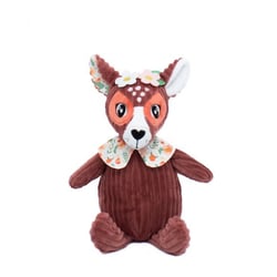 Peluche d'activité Memimelos La Biche - Les Déglingos - Marron