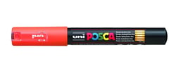 Lot de 12 marqueurs peinture pointe conique extra-fine - POSCA PC1MC - Orange