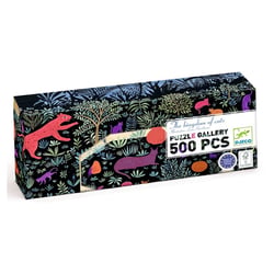 Puzz Gallery – 500 pcs – The kingdom of cats - Djeco - Rouge
