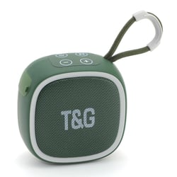 Mini Enceinte Bluetooth Portable TWS IPX7 Waterproof Avec Son 3D Et 5 Modes De Lecture Vert YONIS