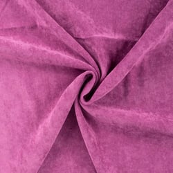Tissu Velours tissé uni Rose fuchsia