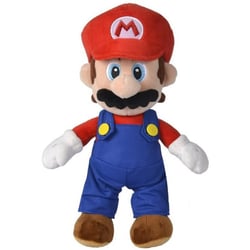 Peluche super mario 31 cm - plombier - nintendo - doudou licence