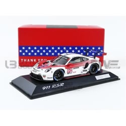 Voiture Miniature de Collection - SPARK 1/43 - PORSCHE 911 RSR - 2eme Class GTLM 12h Sebring 2020 - Blanc