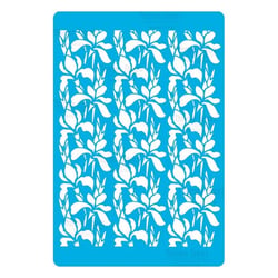 Pochoir plastique souple réutilisable 18,5 x 14,5 cm Fabrika Decoru FLEUR IRIS 295
