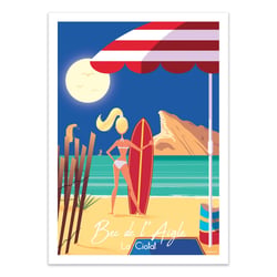 Affiche 30x40 cm - La Ciotat Bec de l'aigle - Raphael Delerue