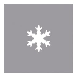 Perforatr. mini Flocon neige, 0,95cmø, (3 / 8") av. porte - clé