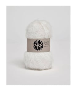 Pelote à tricoter PINGO CALIN - certifié Oeko-Tex - Pingouin Blanc