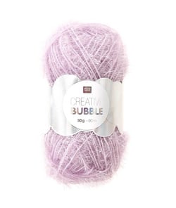 Fil éponge vaisselle à tricoter Creative Bubble - Rico Design 49 Lavande Violet