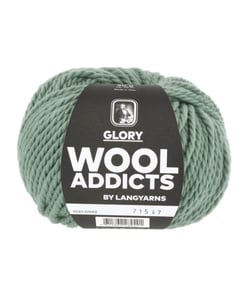 Pelote de Laine Vierge à tricoter GLORY - Wool Addicts 0092 Vert