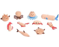 Créatures marines en bois - TickiT