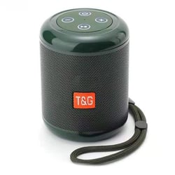 Enceinte Bluetooth HiFi Portable TWS Subwoofer FM AUX TF USB Appels Mains-Libres Vert YONIS