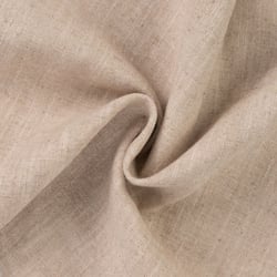 Tissu 100% Lin uni Beige décrué