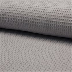Tissu Nid d'abeille Gris souris