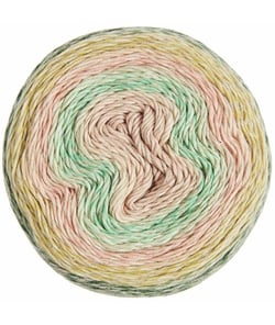 Pelote à tricoter Creative Cotton Linen Cake - 200GR - Rico Design 04 Fresh Shades
