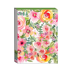 Carnet de notes Spring floral - Format pocket - Fermeture aimanté - 75 feuilles - Hirondelles & Cie