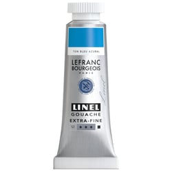Gouache - Extra-fine - Ton bleu azural - 47 - Lefranc Bourgeois - Linel - 14ml