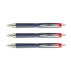 Lot de 3 rollers encre Jetstream SXN217 rétractable, pointe fine 0,7 mm, rouge<br><br>