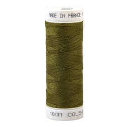 Fil à coudre polyester 100m made in France - vert olivier 547