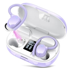 Ecouteurs Bluetooth Réduction De Bruit Stéréo Autonomie Longue Modes Multiples Violet 2 YONIS