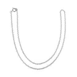 Chaîne à maillons, argent, 45cm, 2x3mm, 1 pce.