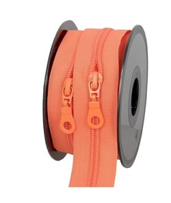 Fermeture à Glissière Spirale N°5 avec Curseur – Milward (vendue par 30 cm) 120 Orange