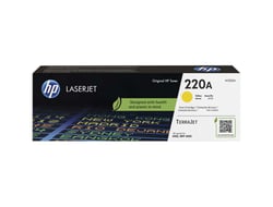 Toner HP - 220A Jaune Authentique - pour HP LaserJet Pro 4202 / 4302