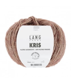 Pelote de laine KRIS - Lang Yarns 0005 Marron