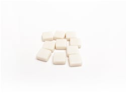 Carreaux mosaïque Blanc Pixel art - Mini - Lot de 100