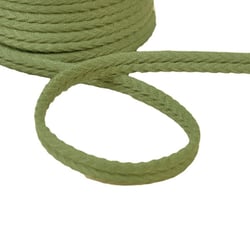 Bobine 20m double cordon chevrons 10mm vert kaki