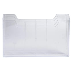 Distributeur de prospectus horizontal A4 - Cristal - x 5 - Exacompta